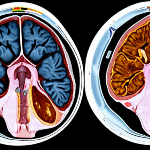 **

Prompt: "GAN-generated MRI scan of a tumor, augmented with rotation and scaling, medical image analysis, realistic, detailed."

**