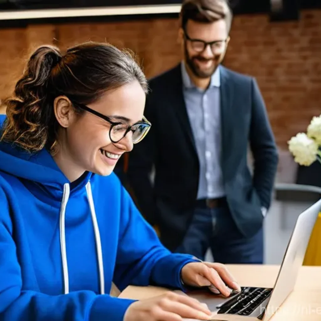 전이 학습의 적용 영역 확대 가능성 - AI for Everyone: The Accessible Innovators**
A vibrant, brightly lit co-working space in a Dutch ci...
