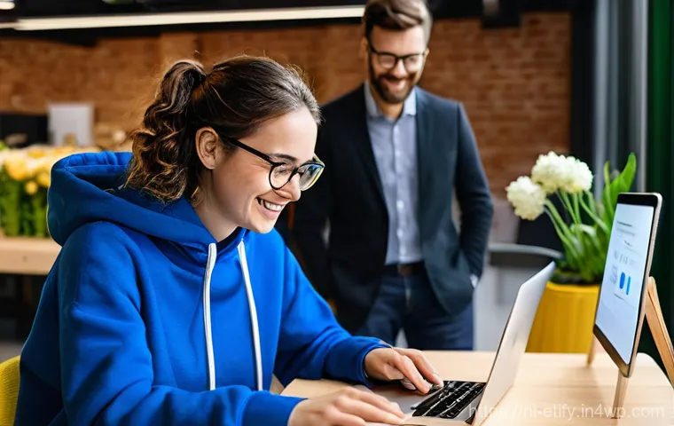 전이 학습의 적용 영역 확대 가능성 - AI for Everyone: The Accessible Innovators**

A vibrant, brightly lit co-working space in a Dutch ci...