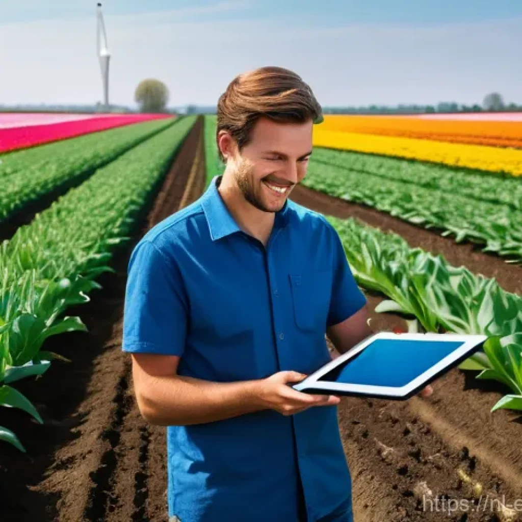 전이 학습을 위한 효과적인 트레이닝 전략 - **Prompt 1: Smart Farming in the Netherlands with AI**
"A vibrant, wide-angle shot of a Dutch ag...