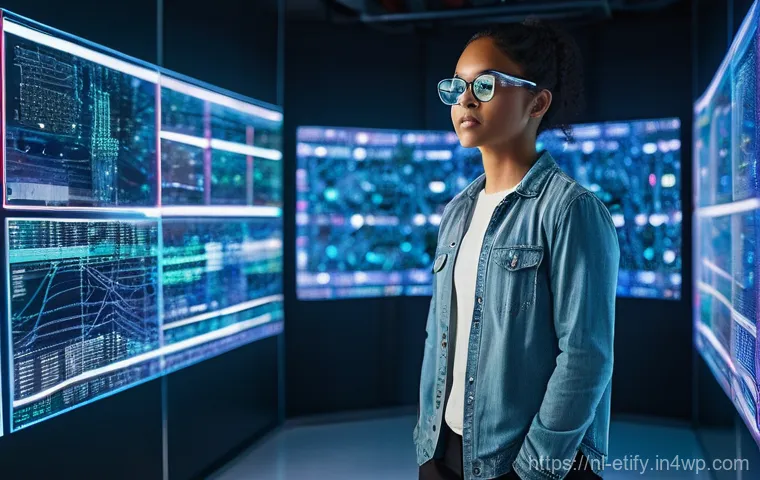 전이 학습의 데이터 세트 설계 방법 - **Prompt:** A young, focused data scientist, wearing a smart casual outfit, stands in a brightly lit...